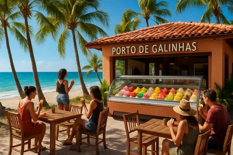 Brandt Gelateria: O Paraíso dos Gelados em Porto de Galinhas