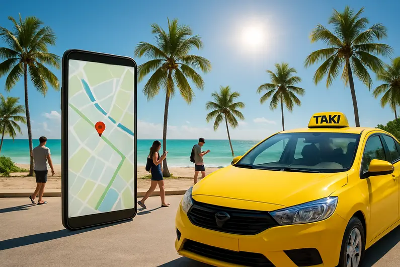 Como se locomover de táxi e aplicativos em Porto de Galinhas